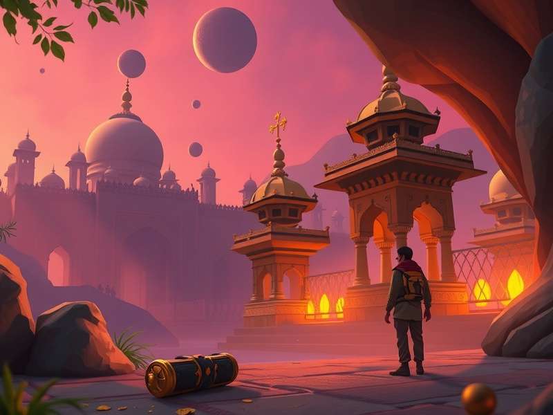 Anise Gold Hunter gameplay screenshot showing treasure hunt